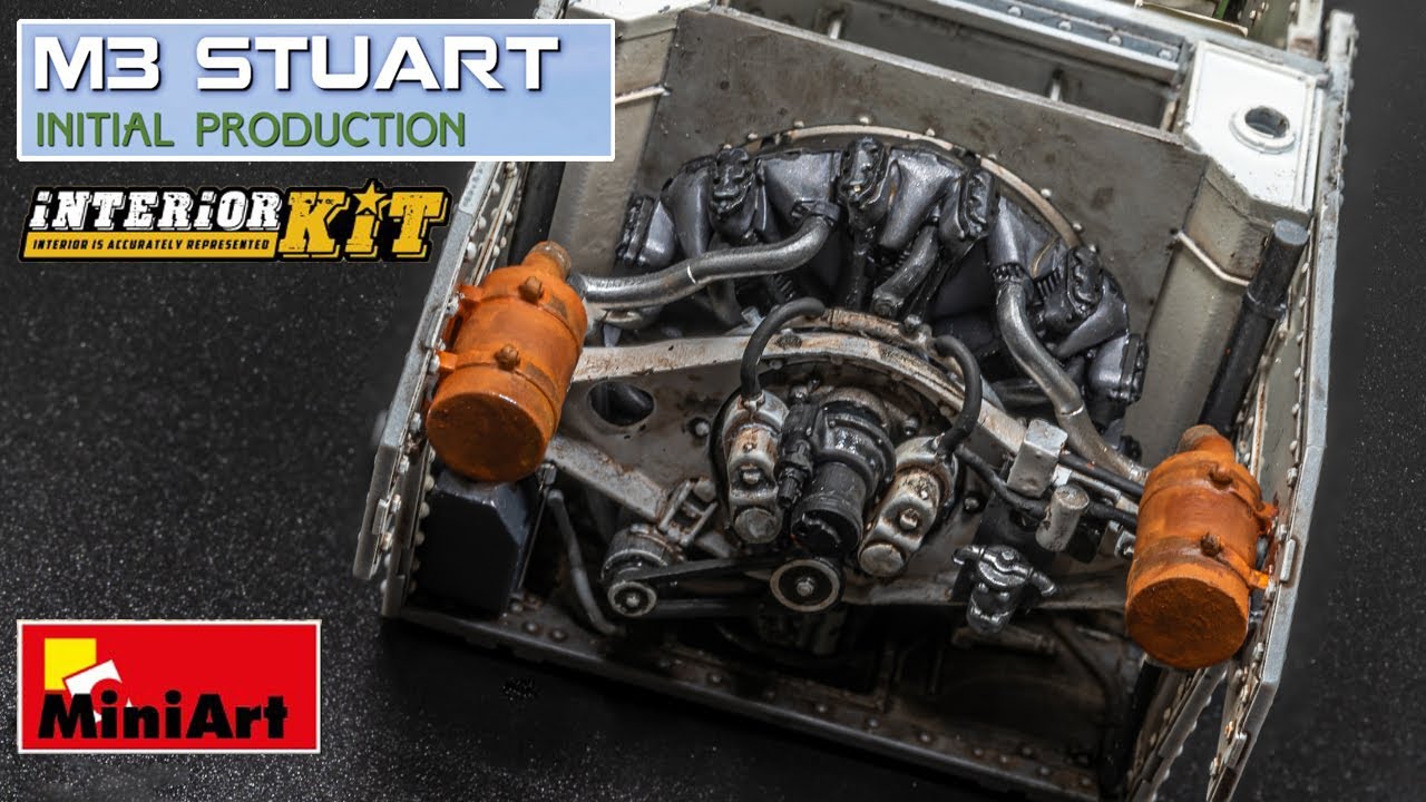 Engineering Marvel: Mastering the Continental W-670  Radial Engine | MiniArt Stuart M3 Part 5