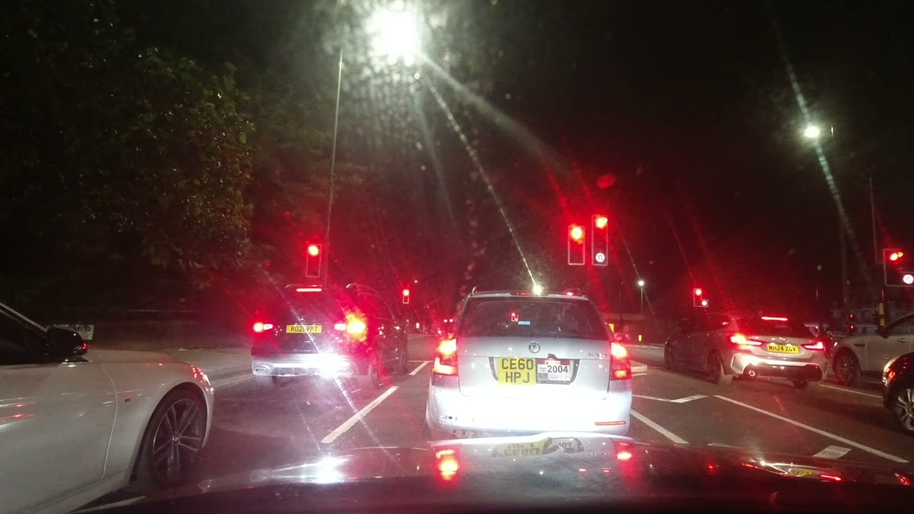 Liverpool to Wales night drive