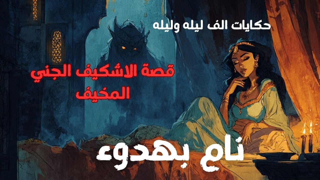 قبل ان تنام ..استمع الي حكايه من الف ليله وليله 🔥ا لاشكيف الجني المخيف | القصة التي لم تُحكَ كاملة 1