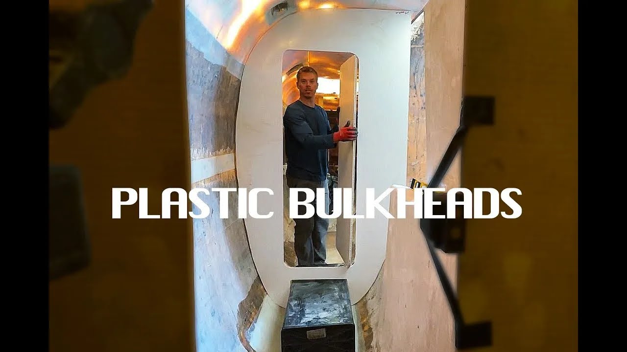 Catamaran Rebuild: Saildrive removal, Nidacore Bulkheads and Floor Supports and Deck ep 3