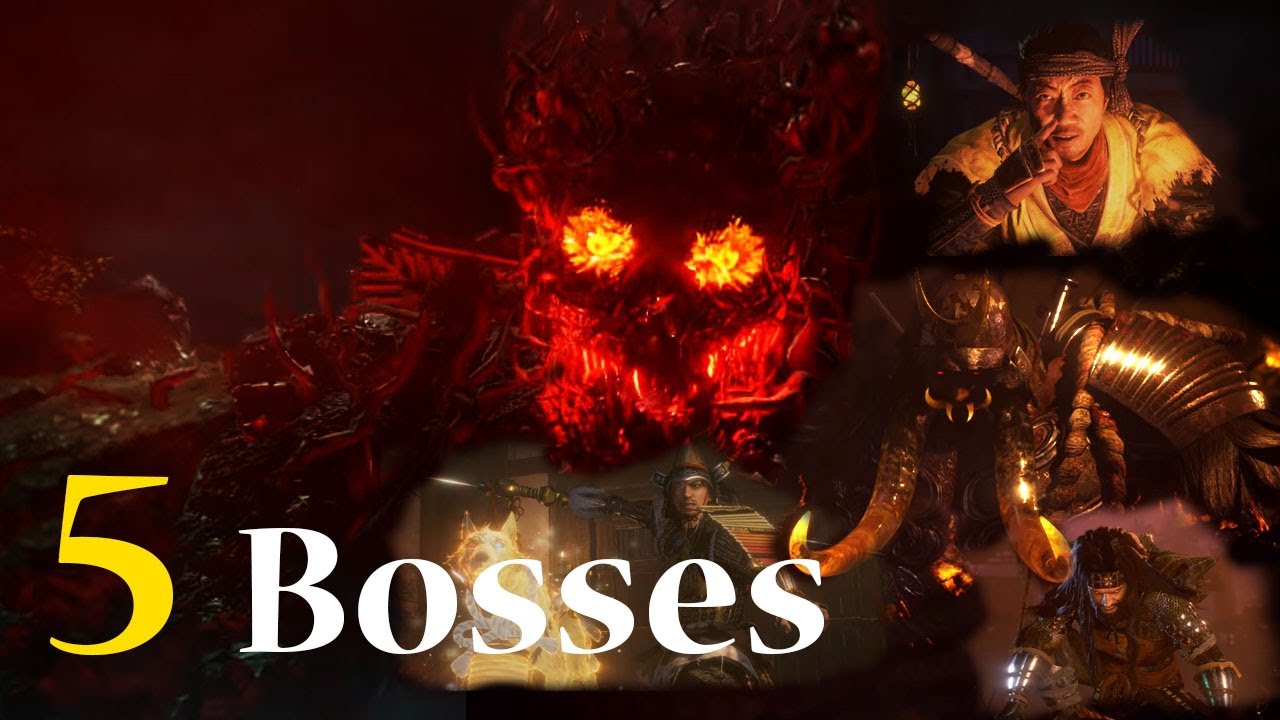 Nioh 2 - Region 5 Bosses [Switchglaive]