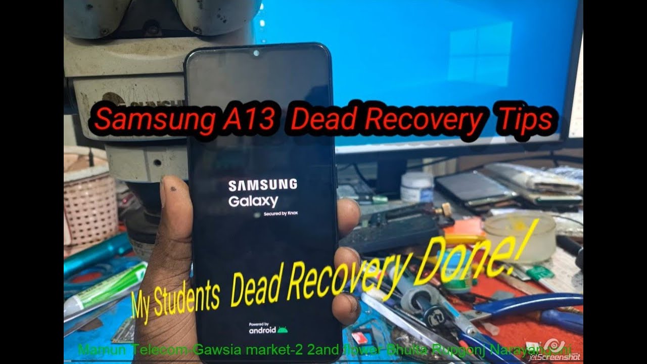 Samsung A13  Dead Recovery  step by step my Studen Done