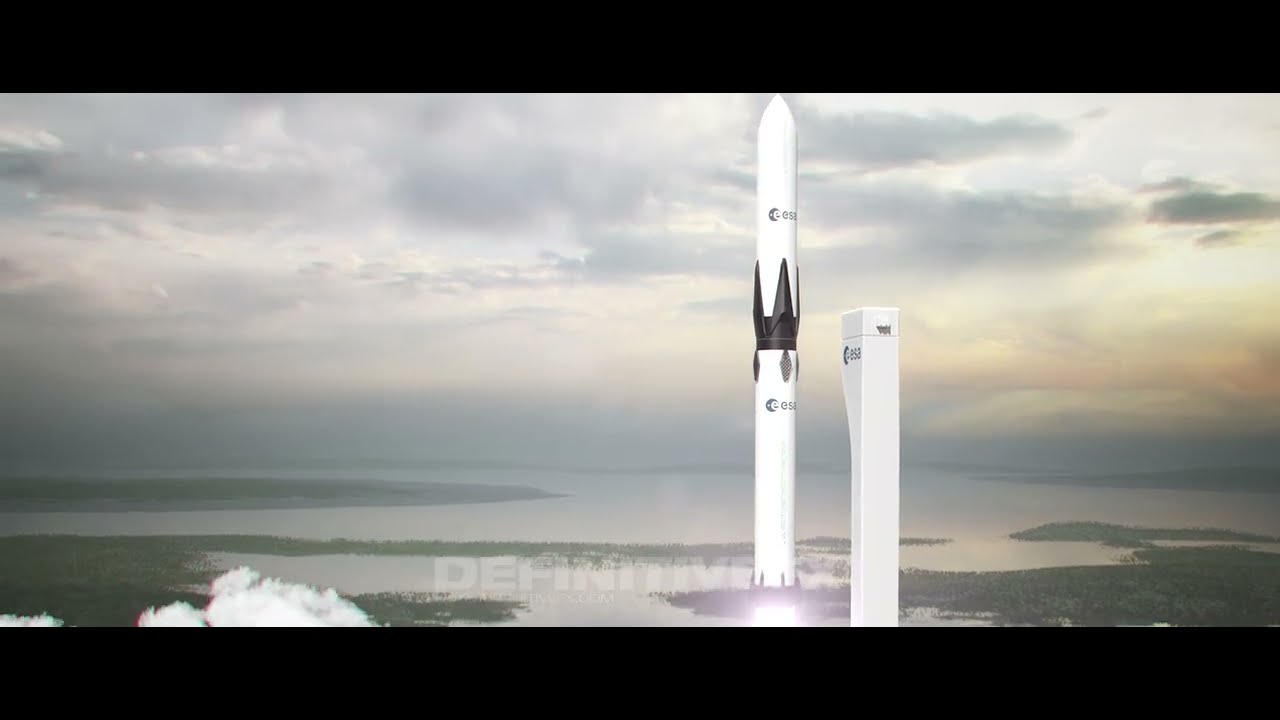 Next Gen European Reusable Rocket. Launch and Space Elevator Deployment Concept by Astrostrom