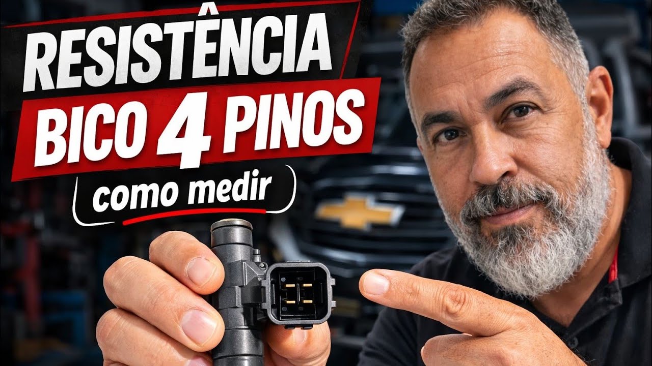 Bico injetor com 4 pinos? E agora !!!