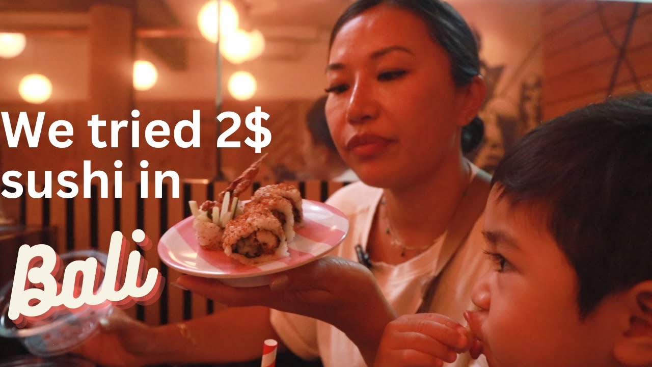 The COOLEST SUSHI experience in BALI at Sashimi restaurant