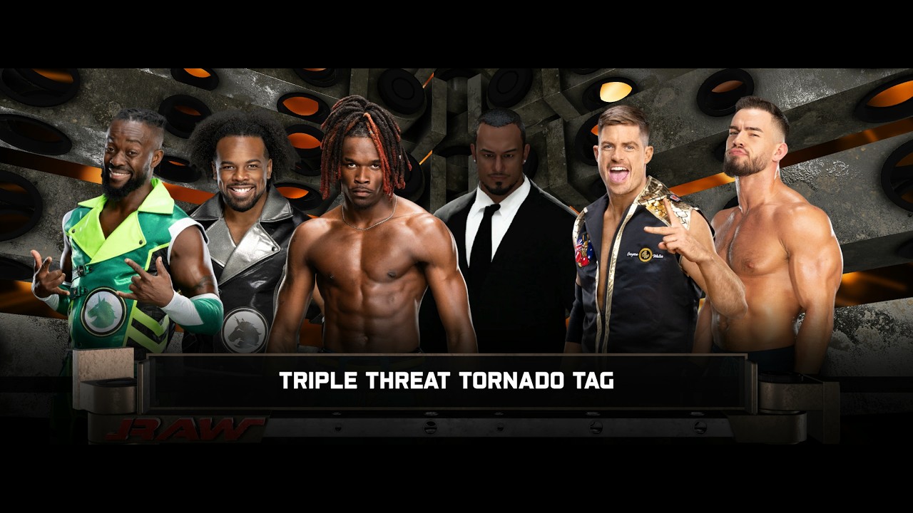 Jevon Evans & Diddy vs A Town Down Under vs The New Day   RAW from Indianapolis, Indiana