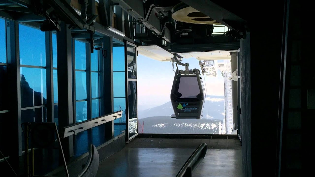 Seilbahn an der Schneekoppe in Tschechien