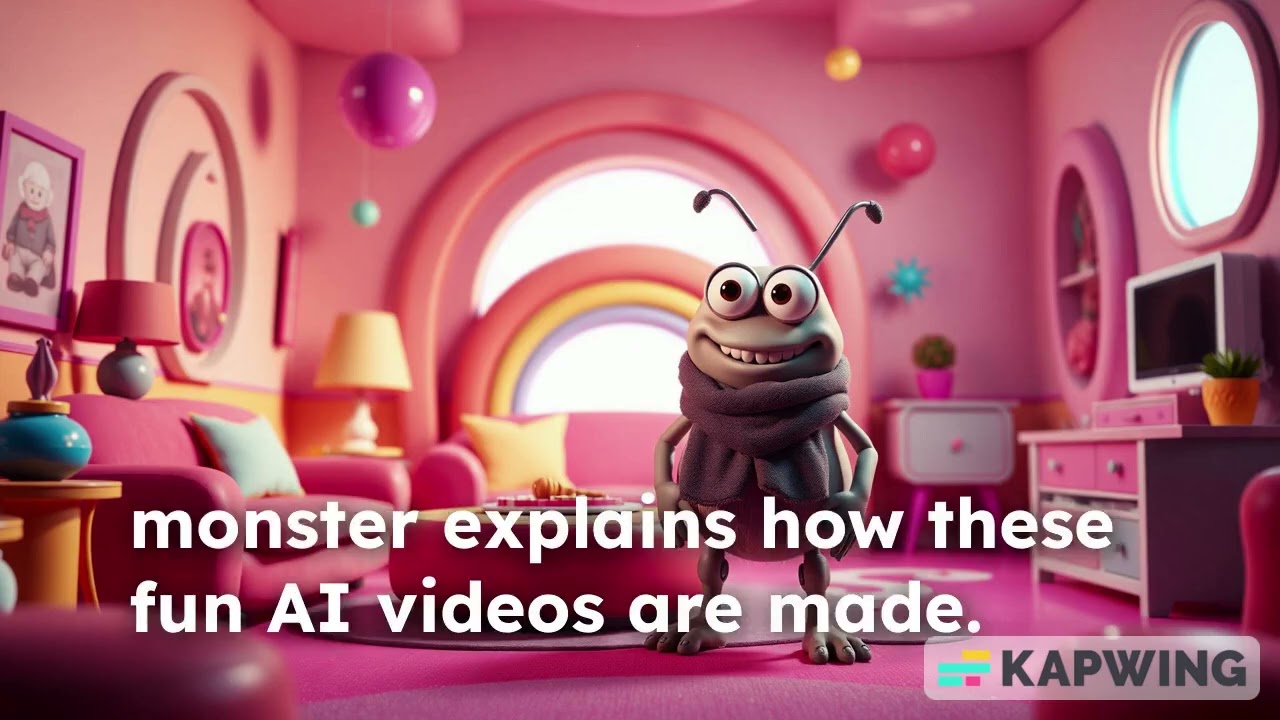 How We Make AI Monster Videos! 🤖🎨 Fun Kids Animation