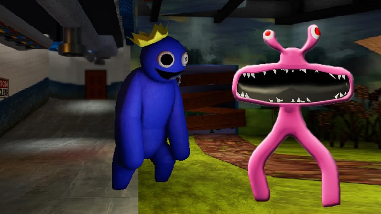 A IRMÃ DO AZUL BABÃO É DO MAL NO RAINBOW FRIENDS CHAPTER 2 NOVO FINAL E JUMPSCARE!