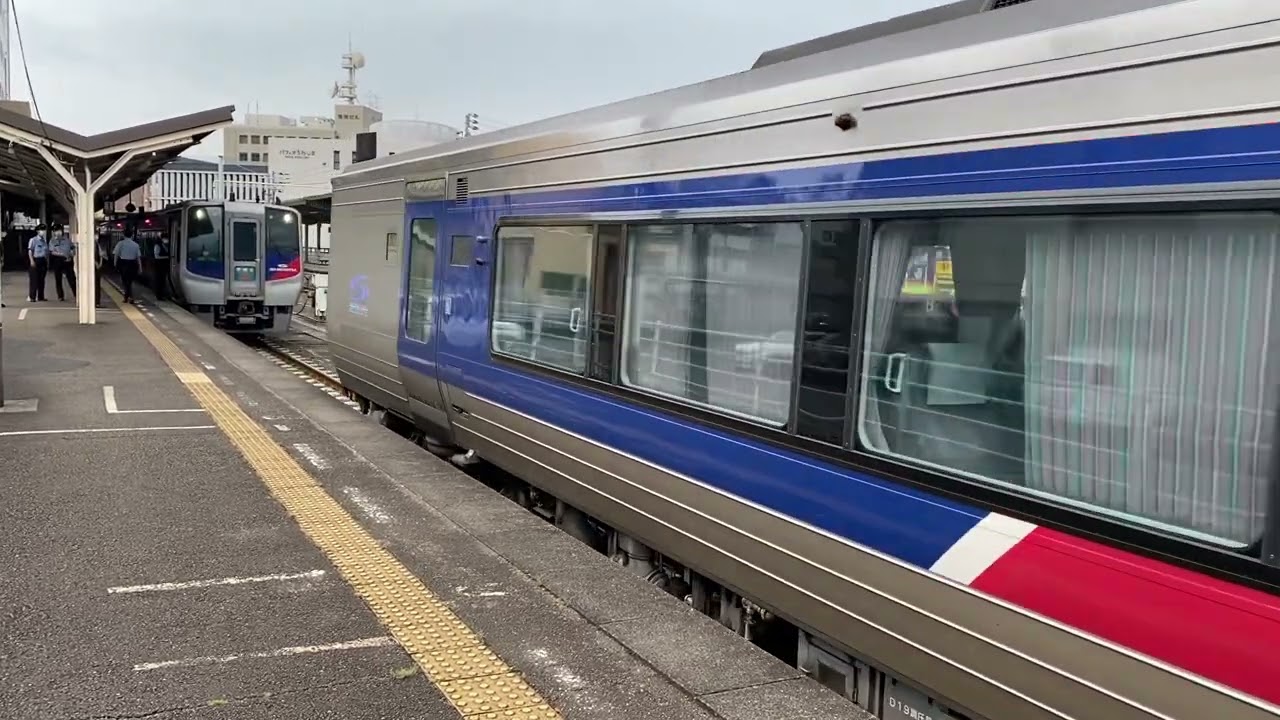 JR四国 n2000系　特急宇和海号　一両回送　宇和島駅　#jr四国 ＃宇和島