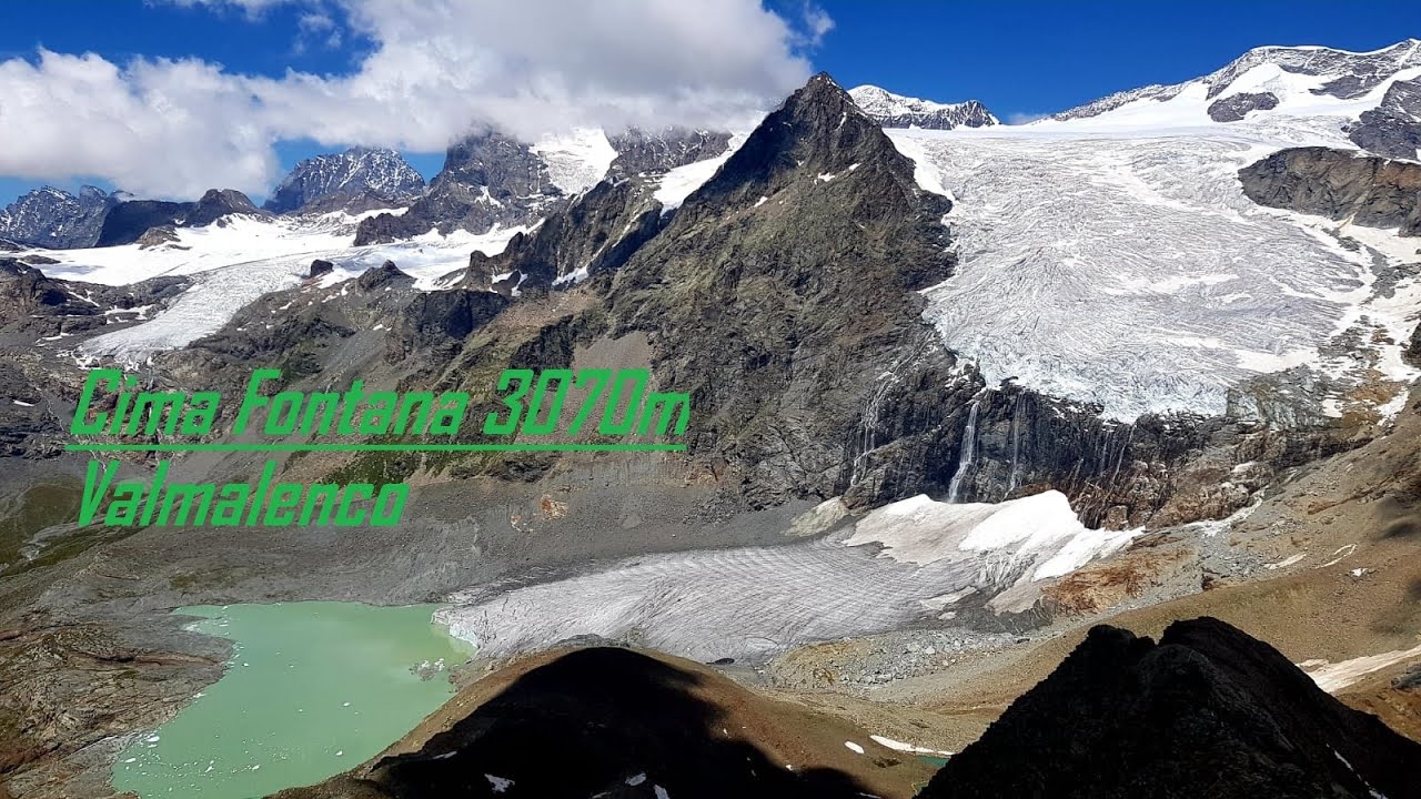 Cima Fontana 3070m Ghiacciaio Fellaria Valmalenco (SO) 6 Agosto 2020