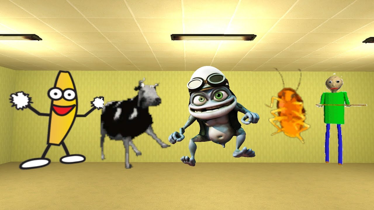 Crazy Frog, Polish Cow, Cockroach Super, Baldi и Banana Nextbot Gmod | Garry's Mod