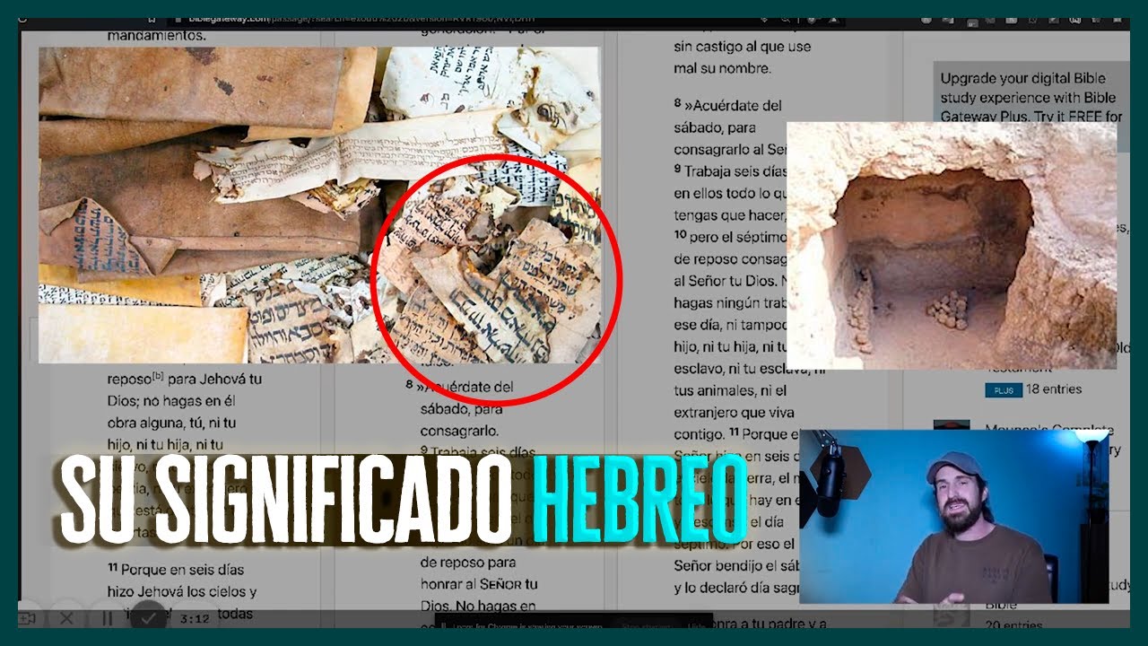 ¿Qué significa tomar el nombre de Dios en vano? | El tercer mandamiento en hebreo