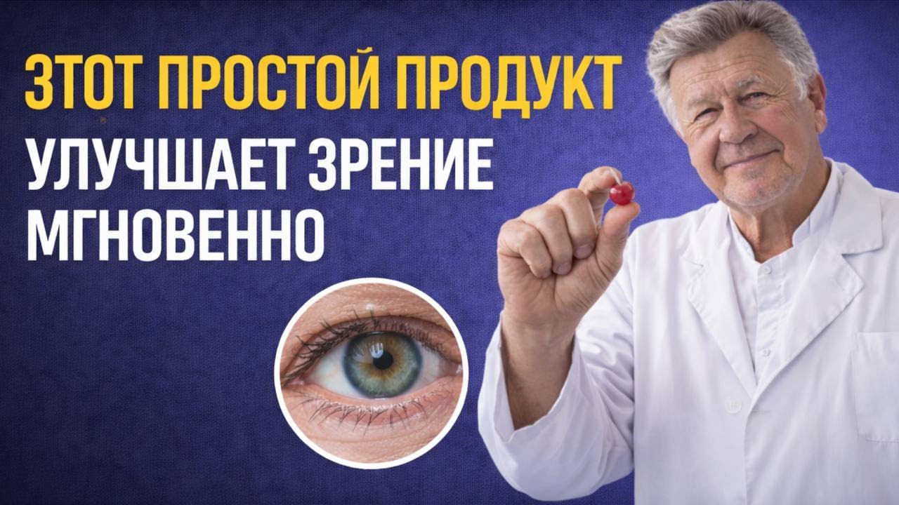 Ешьте это перед сном — и зрение начнёт восстанавливаться уже через недели!