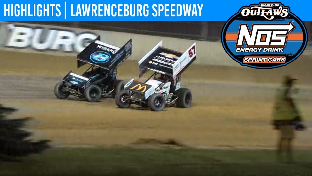 World of Outlaws NOS Energy Drink Sprint Cars Lawrenceburg Speedway, May 27, 2019 | HIGHLIGHTS