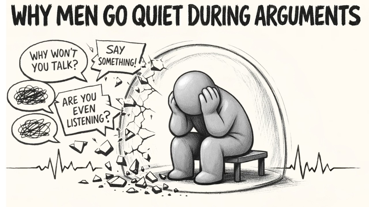 The Psychology of Men Who Go Quiet During Arguments (The Shutdown Response)