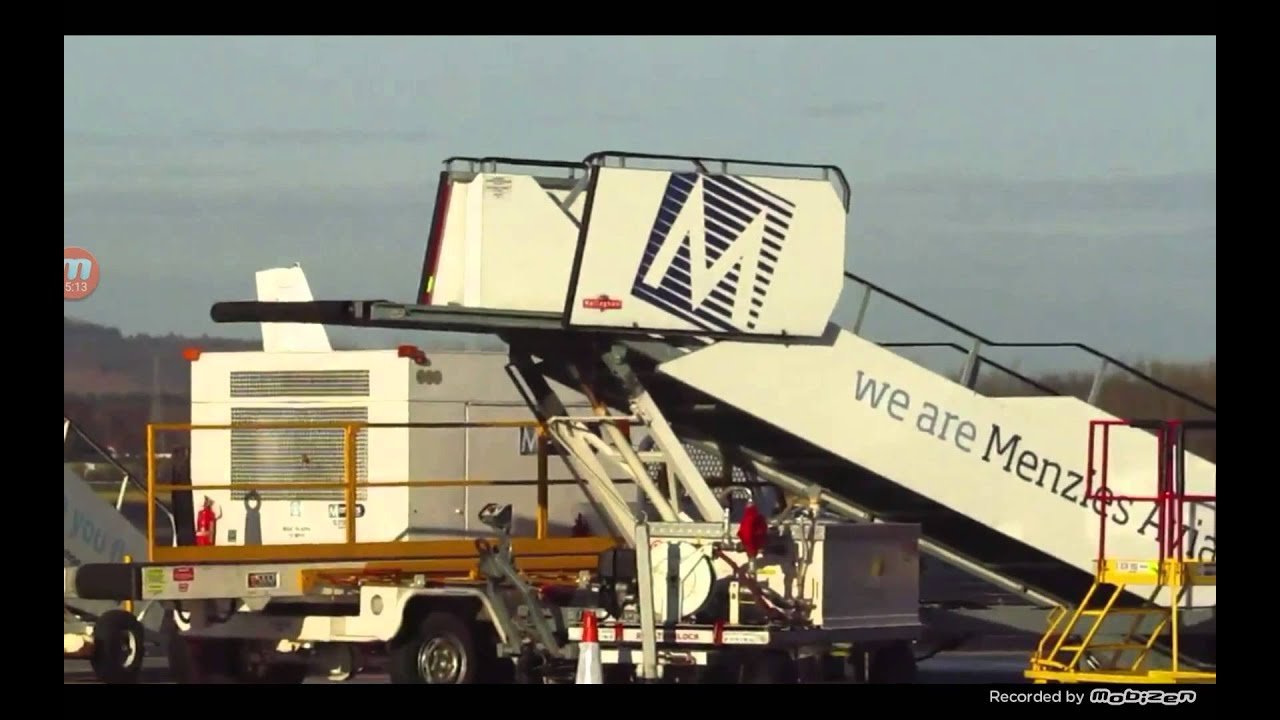 Planes at Glasgow airport