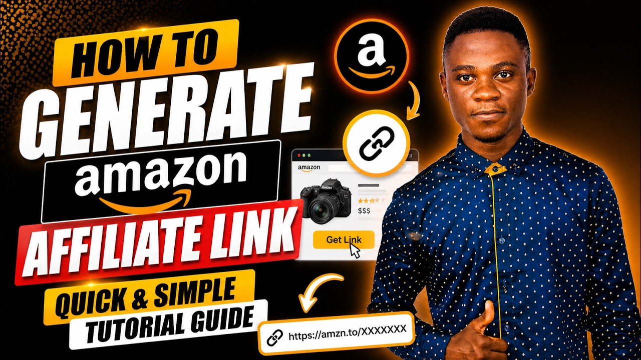 How to Generate Amazon Affiliate Link – Quick & Simple Tutorial