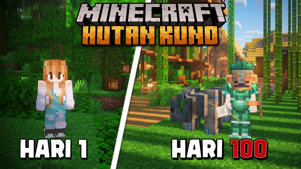 100 Hari Minecraft Hutan Kuno