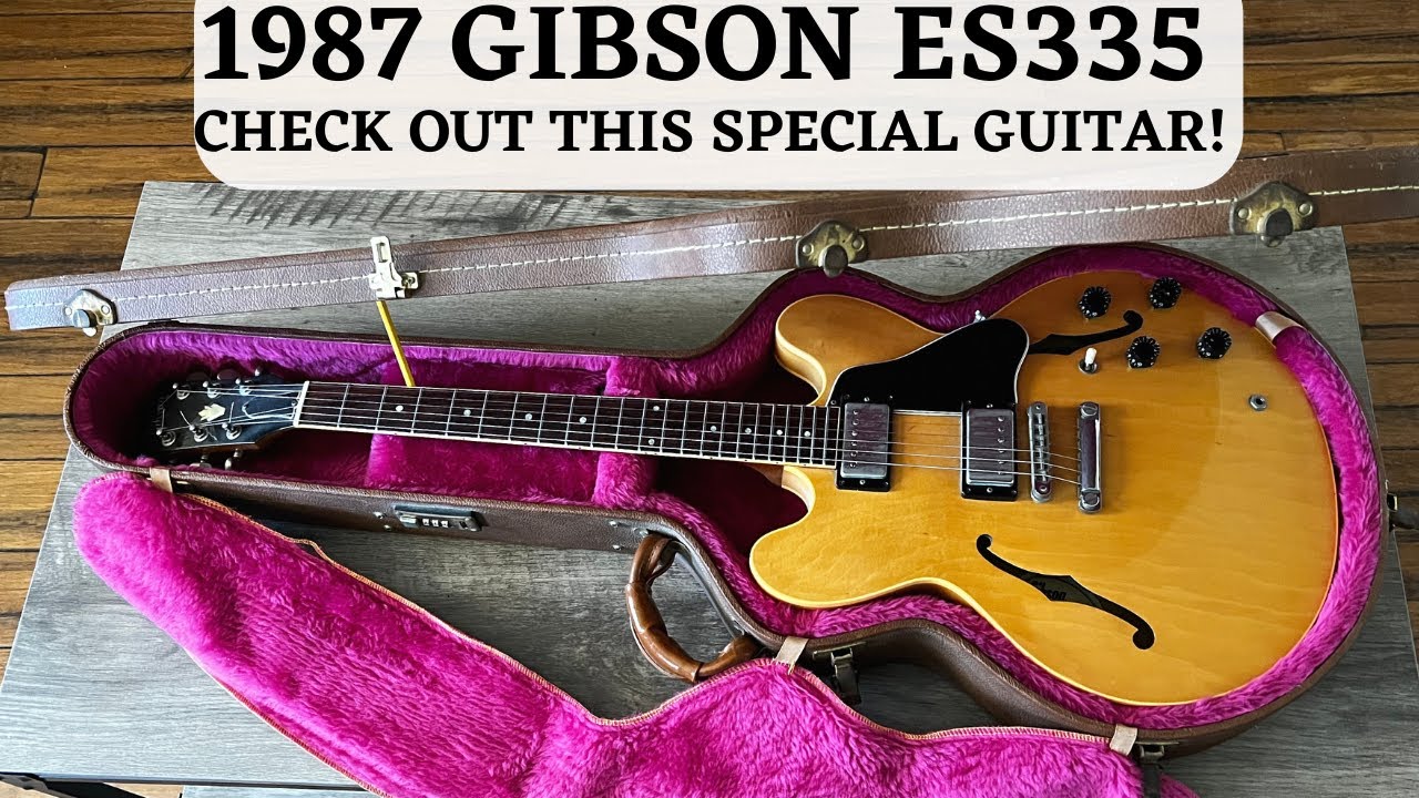 1987 Gibson ES335 - This is a really special guitar! - Shaw pickups???