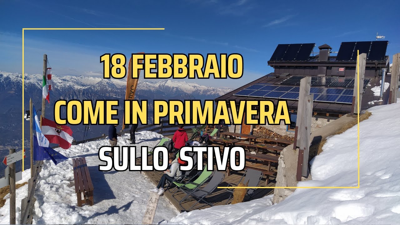 salita al RIFUGIO STIVO con un caldo pazzesco
