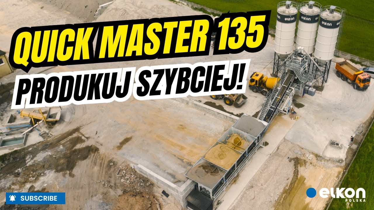 QUICK MASTER 135 - PRODUKCJA BETONU W NOWOCZESNEJ BETONIARNI #ELKON