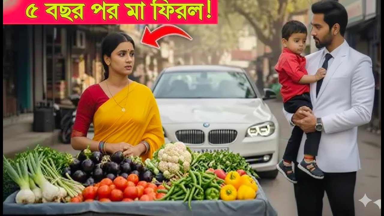 সন্তান জন্ম দেওয়ার পর স্ত্রী বাড়ি ছেড়ে চলে গেলেন পাঁচ বছর পর, স্বামী তাকে সবজি বিক্রি করতে দেখেন