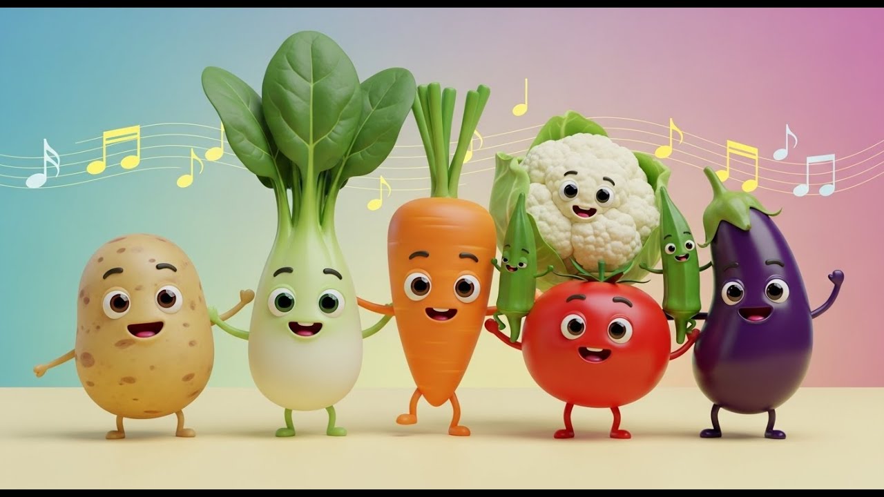 Vegetables Dance Song 🥕 |  आलू बोला मुझको खालो | aloo bola mujhko khalo