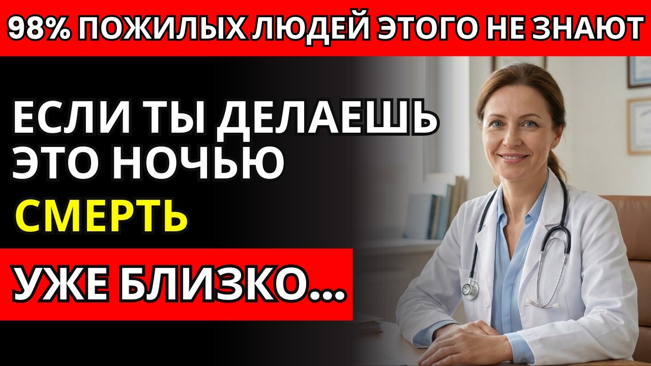 Он умер во сне из-за этого! Прошу, не делай так! Это вызывает инфаркты и инсульты!