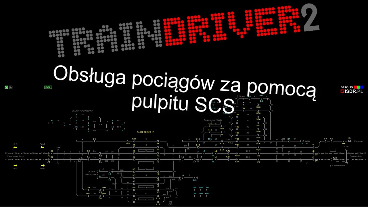 Obsługa pociągów za pomocą pulpitu SCS