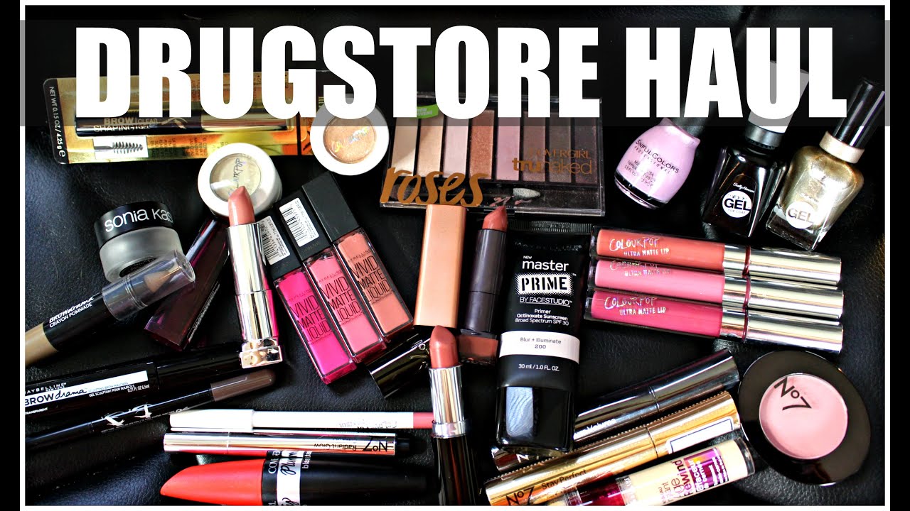 Drugstore Makeup Haul 2016 | NEW + OLD FAVES