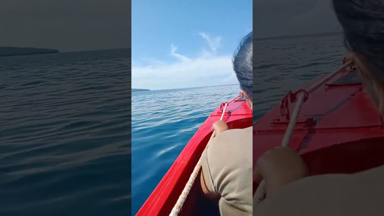 deep blue water