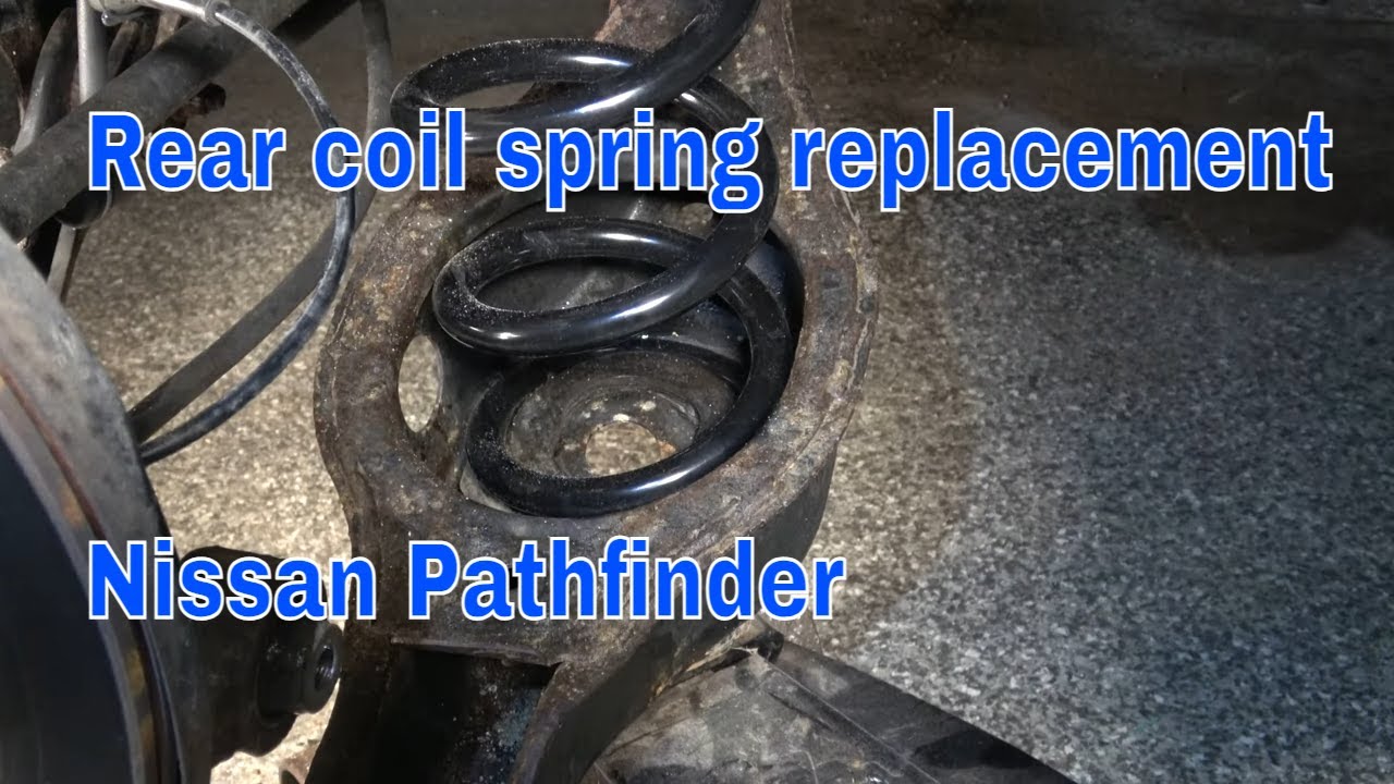 Как заменить задние пружины подвески на Nissan Pathfinder