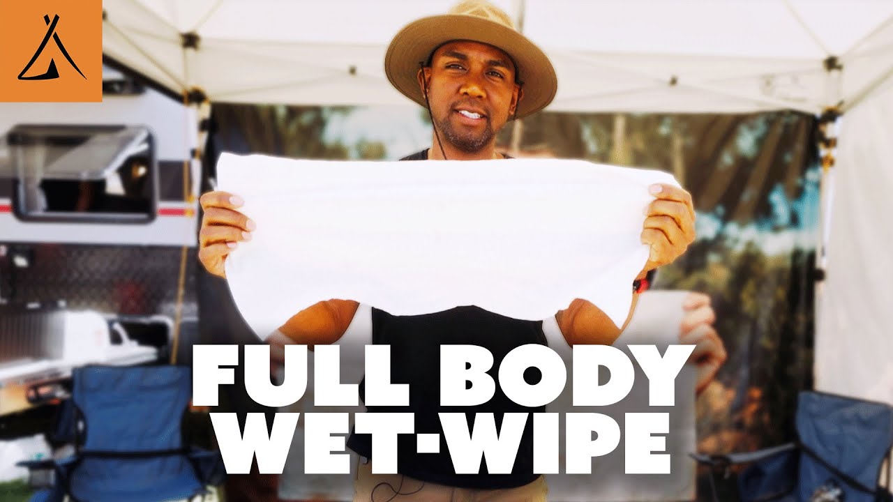Full Body Wet-Wipe by Shower Pouch at 