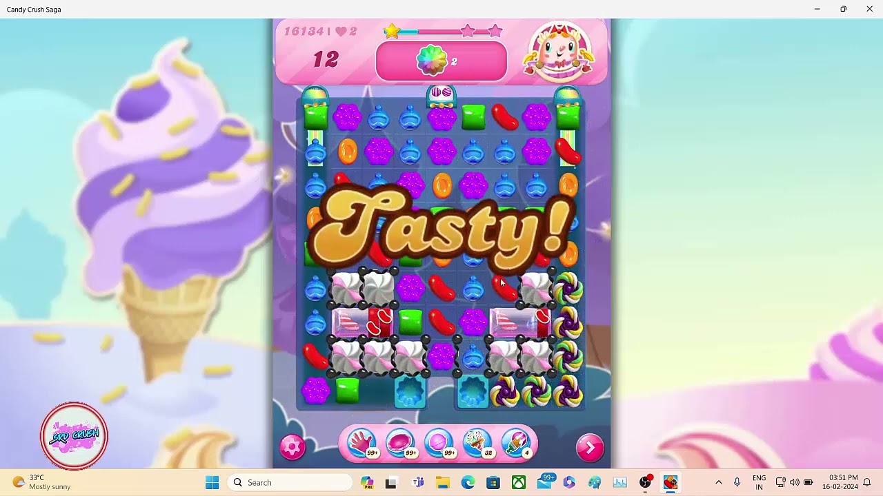 Candy Crush Saga Level 16134