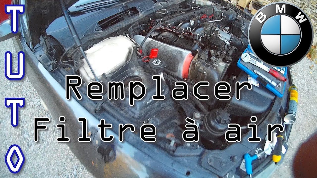 TUTO | FILTRE A AIR, remplacement, BMW E90 320D #VAM #BMW