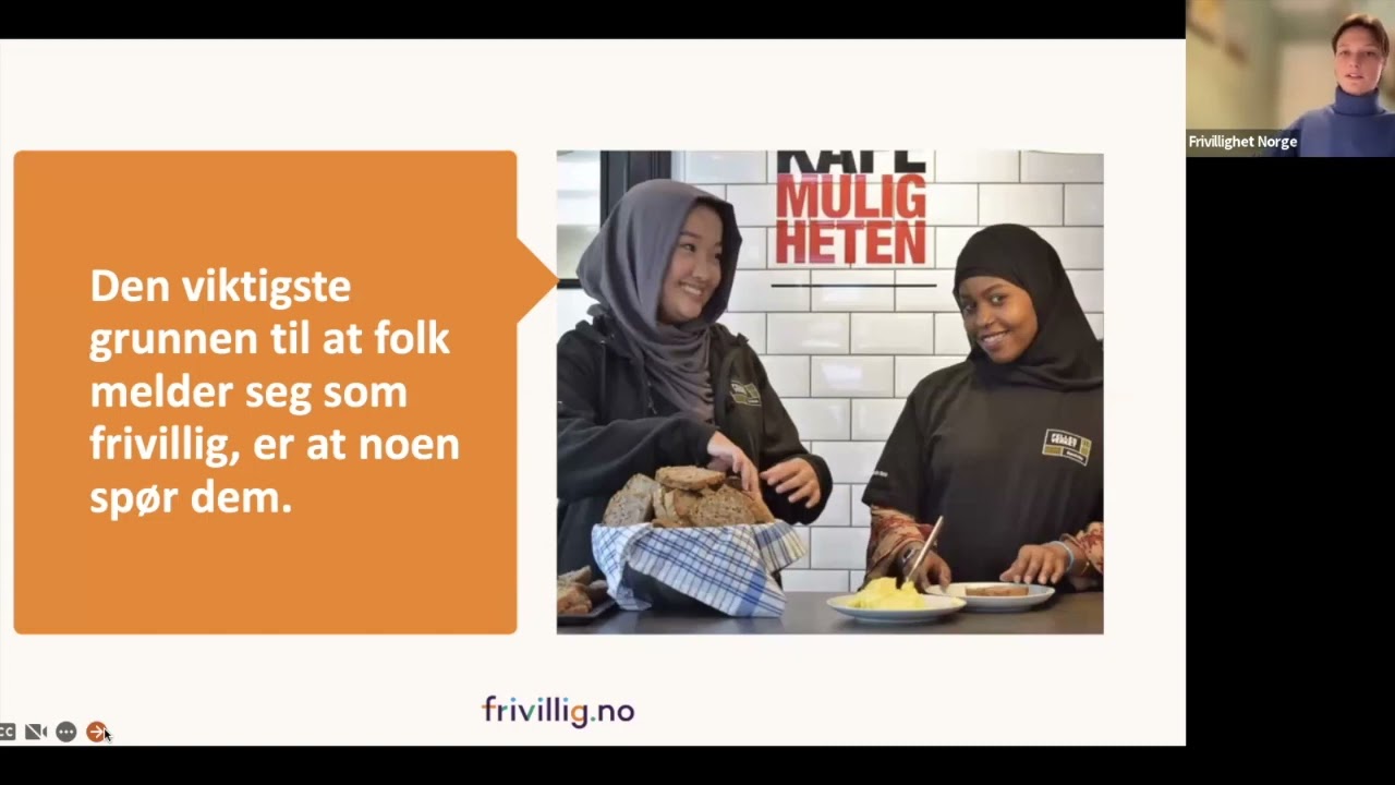 Kurs i rekruttering av frivillige og hvordan du kan bruke Frivillig.no