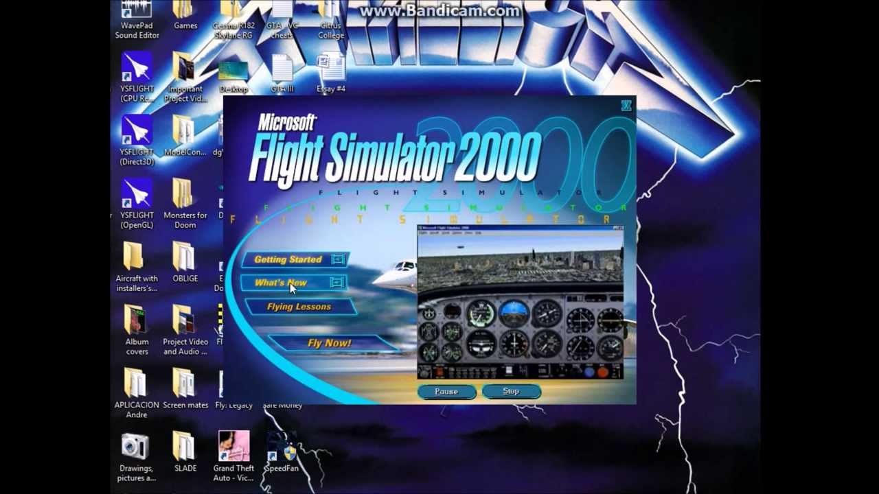 Flight Simulator 2000: Test on Windows 8.1