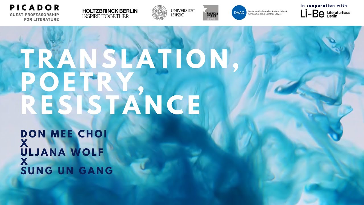 Englisch // &raquo;Translation, Poetry, Resistance&laquo;