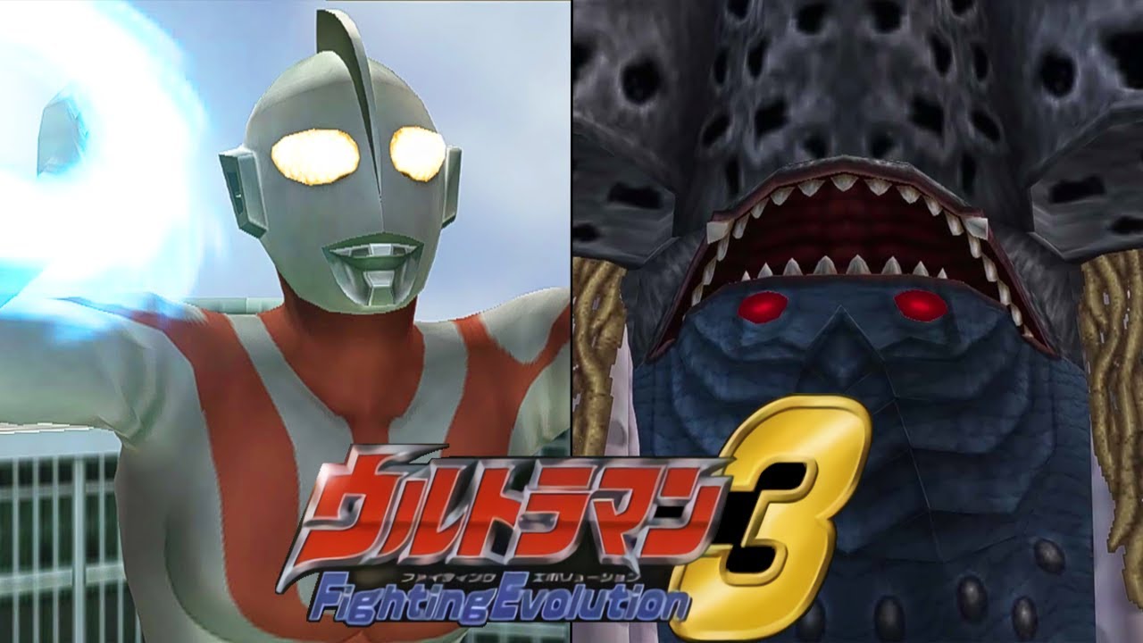 [PS2] Ultraman Fighting Evolution 3 - Ultraman vs Gatanozoa (1080p 60FPS)