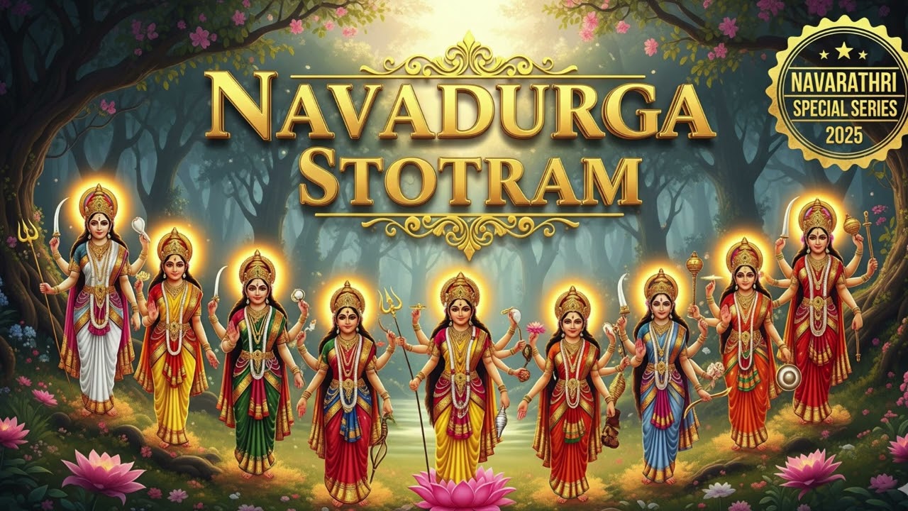 Friday Special Navadurga Stotrams | Powerful Hymns of 9 Forms of Goddess Durga | Devotional Chants