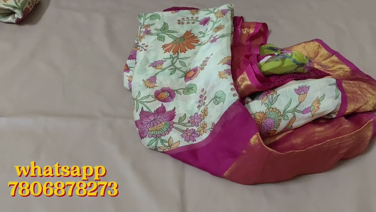 💞Коллекция смешанных сарес за 299 рупий, бесплатная доставка в Теннесси / 7806878273 💞