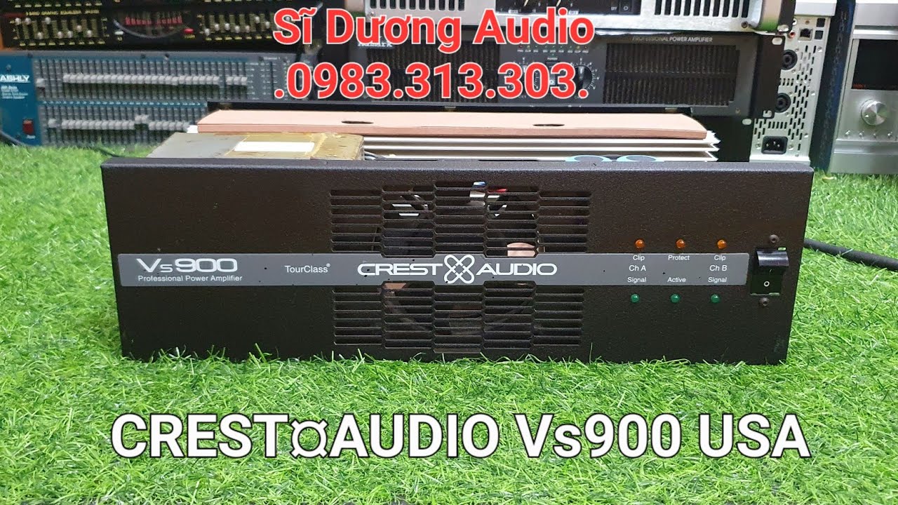 Tes CREST AUDIO Vs900 USA Mĩ nòi | Siso TD710 | Sĩ Dương Audio 0983.313.303