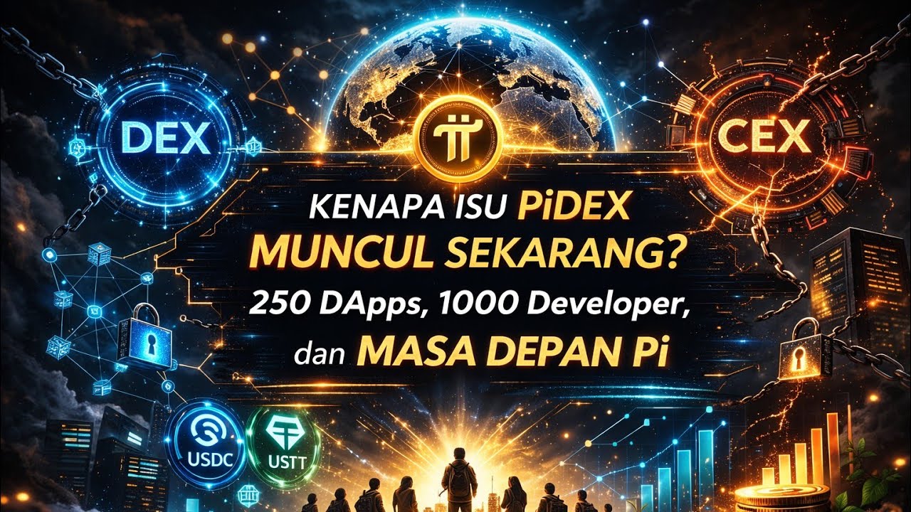 Why Is the PiDEX Issue Arising Now? 250 DApps, 1000 Developers, and the Future of Pi