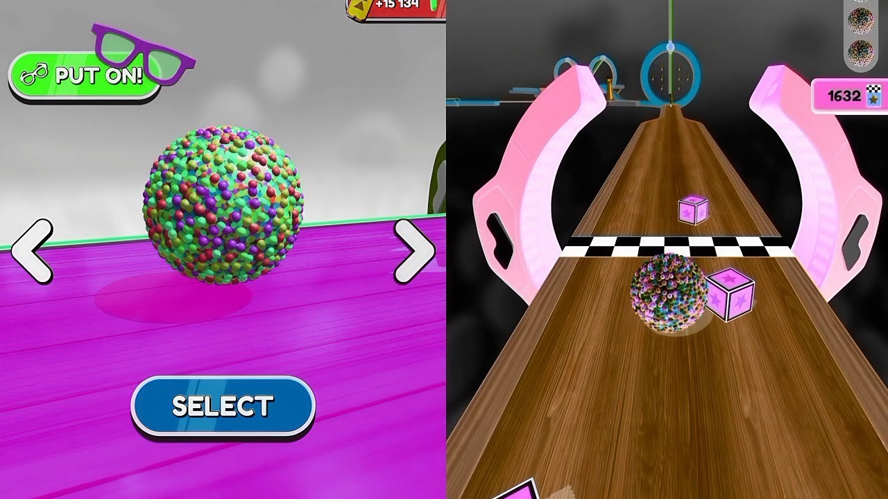 Going Balls Vs Reversed Video Gameplay Super SpeedRun #67