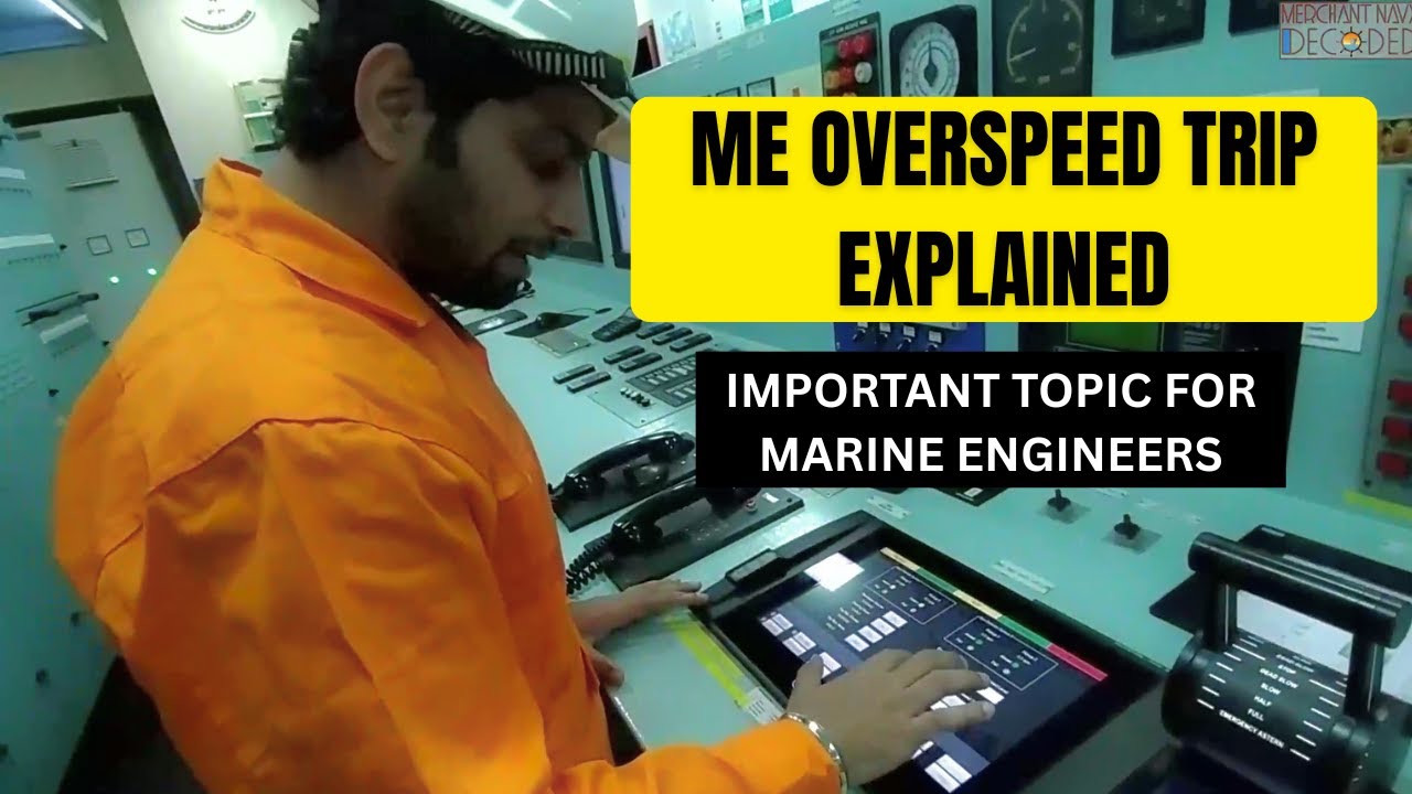 Main Engine Safety Alarms and Trips | Me Engine Overspeed Trip Tried Out | Live Engine Room Round