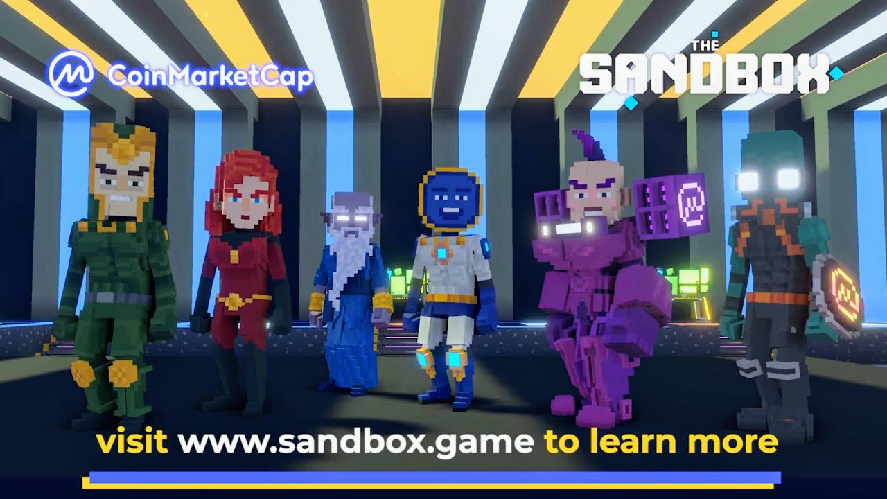 The Sandbox Public LAND Sale Featuring CoinMarketCap Premium NFT Heroes