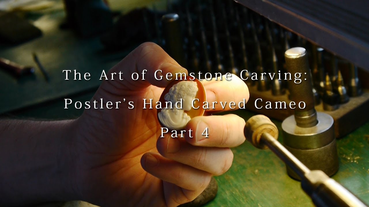 The Art of Gemstone Carving: Postler's Hand Carved Cameo Part 4