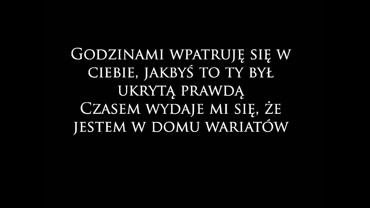Łzy-  Czasami, ot tak- tekst