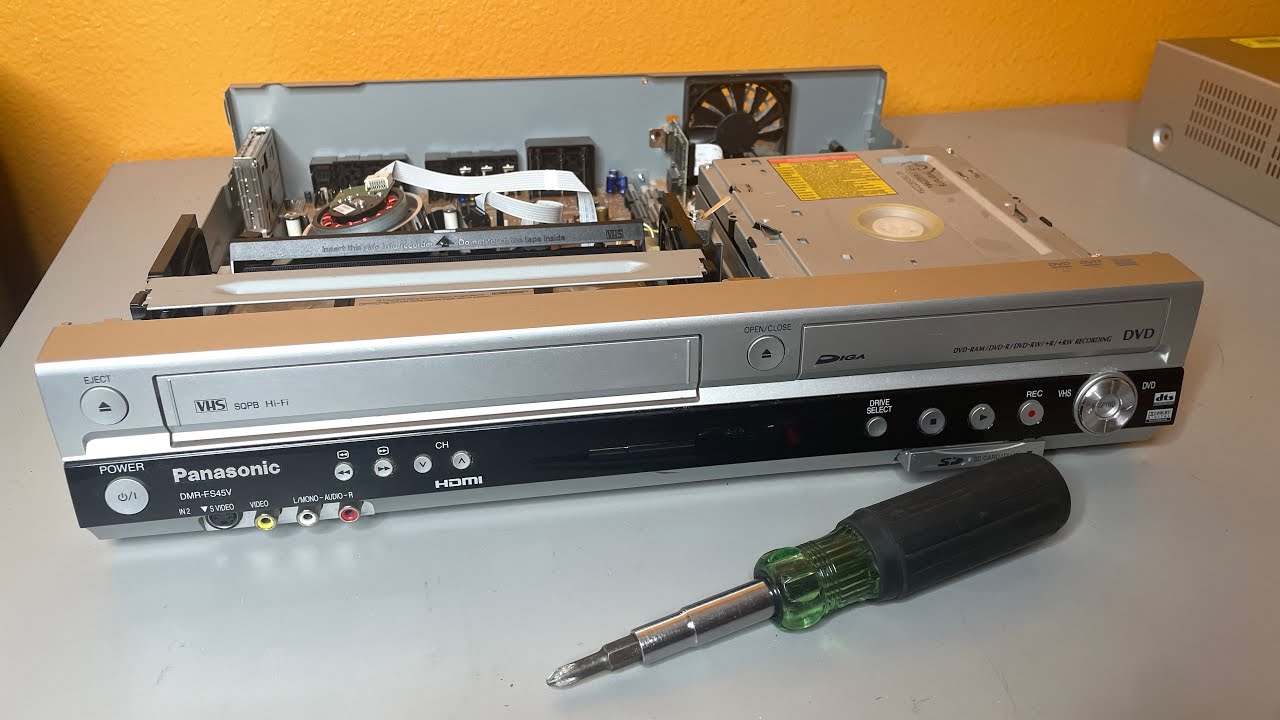 Panasonic DMR-ES45V VCR DVD Recorder Combo HDMI VHS Player